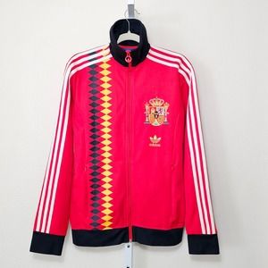 *RARE* ADIDAS Men's Spain Firebird World Cup Soccer Team Track Zip Jacket Sz M